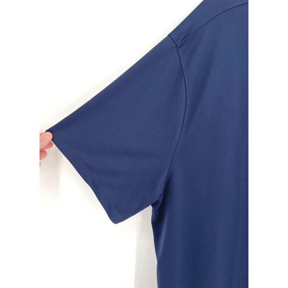 Nike Dri-FIT Tour Mens Golf Polo Dark Blue Size XXL Short Sleeve Standard Fit - Picture 4 of 9